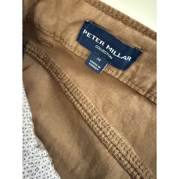 Peter Millar Signature Five-Pocket Pant Men's 34 NEW Brown $178 [jb] - Picture 6 of 8
